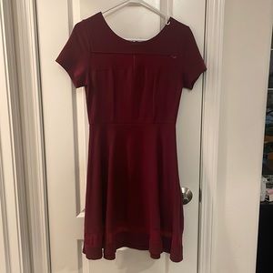 Short sleeved knee length dress